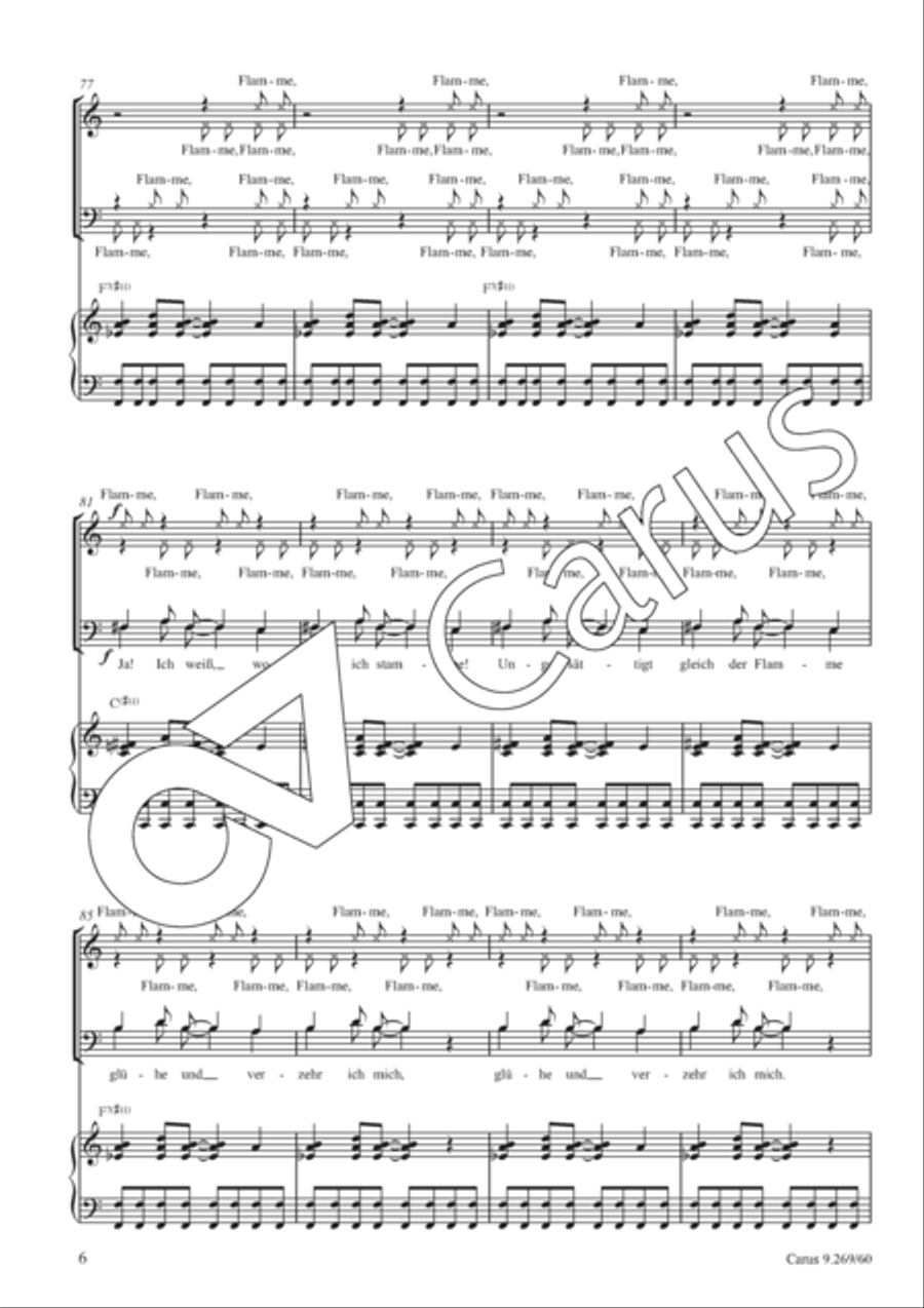 Ewige Flammennacht Ewige Flammennacht 4-Part scores gallery preview page 7
