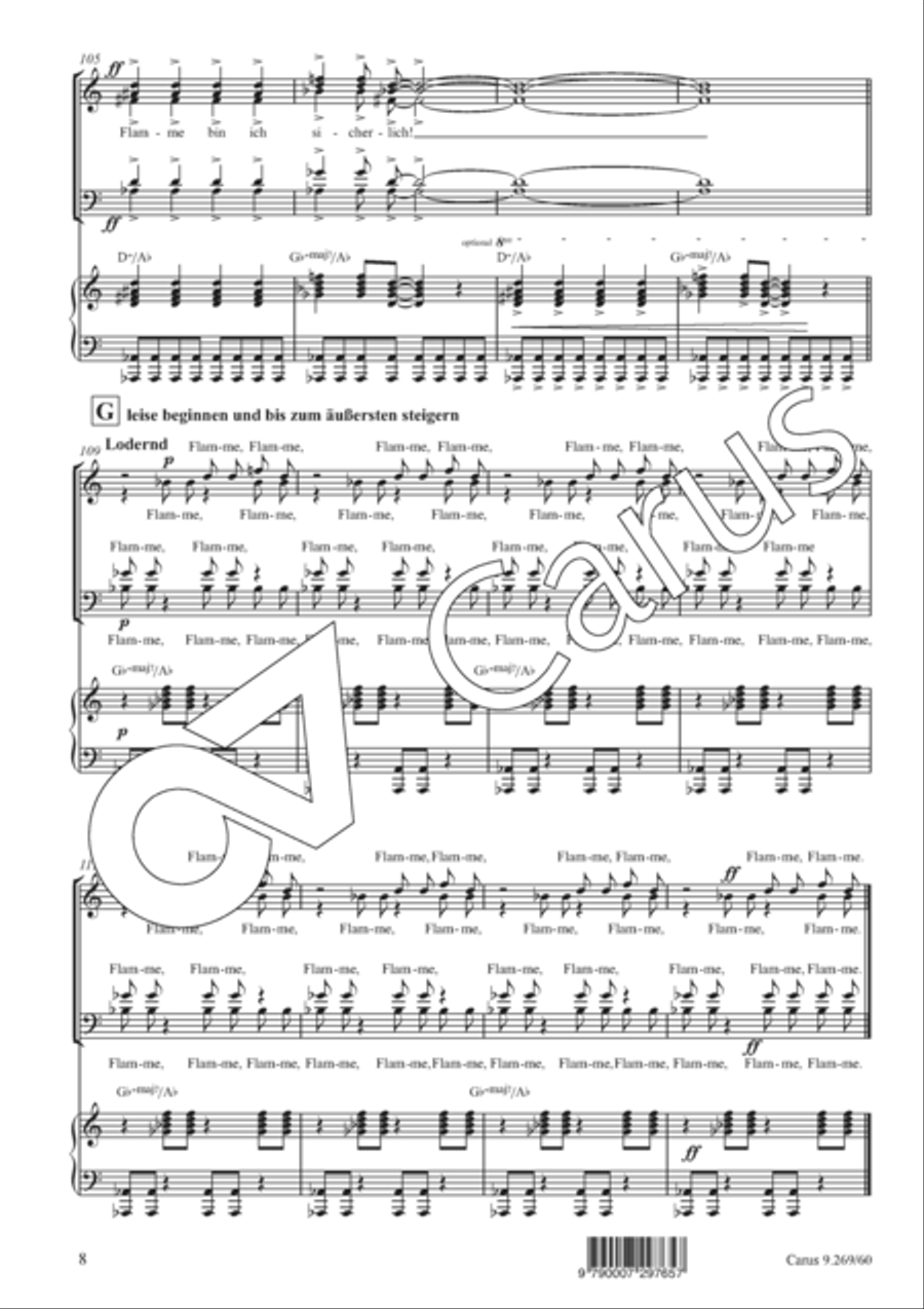 Ewige Flammennacht Ewige Flammennacht 4-Part scores gallery preview page 9