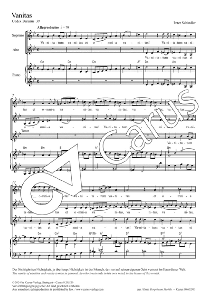 Vanitas Vanitas 4-Part scores gallery preview page 2