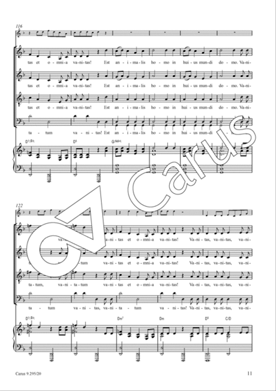 Vanitas Vanitas 4-Part scores gallery preview page 12