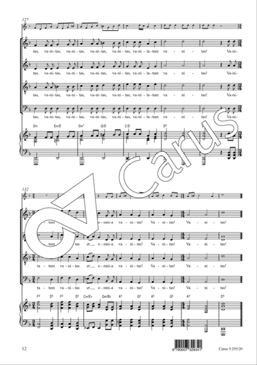 Vanitas Vanitas 4-Part scores gallery preview page 13