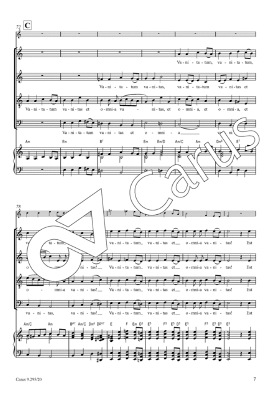 Vanitas Vanitas 4-Part scores gallery preview page 8