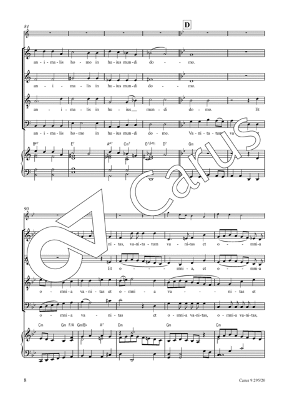 Vanitas Vanitas 4-Part scores gallery preview page 9