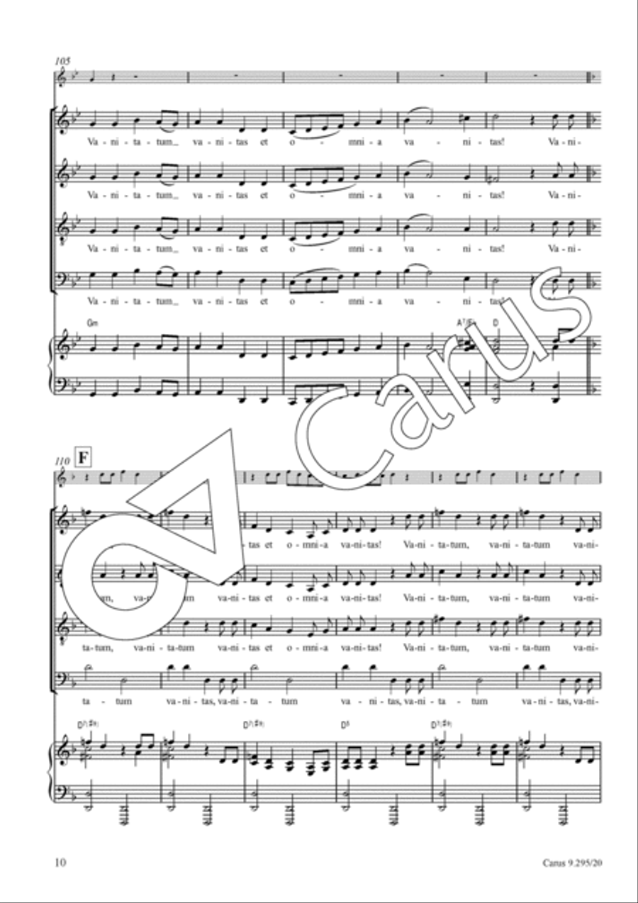 Vanitas Vanitas 4-Part scores gallery preview page 11