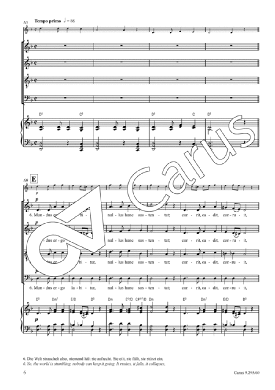 Mundus Mundus 4-Part scores gallery preview page 7