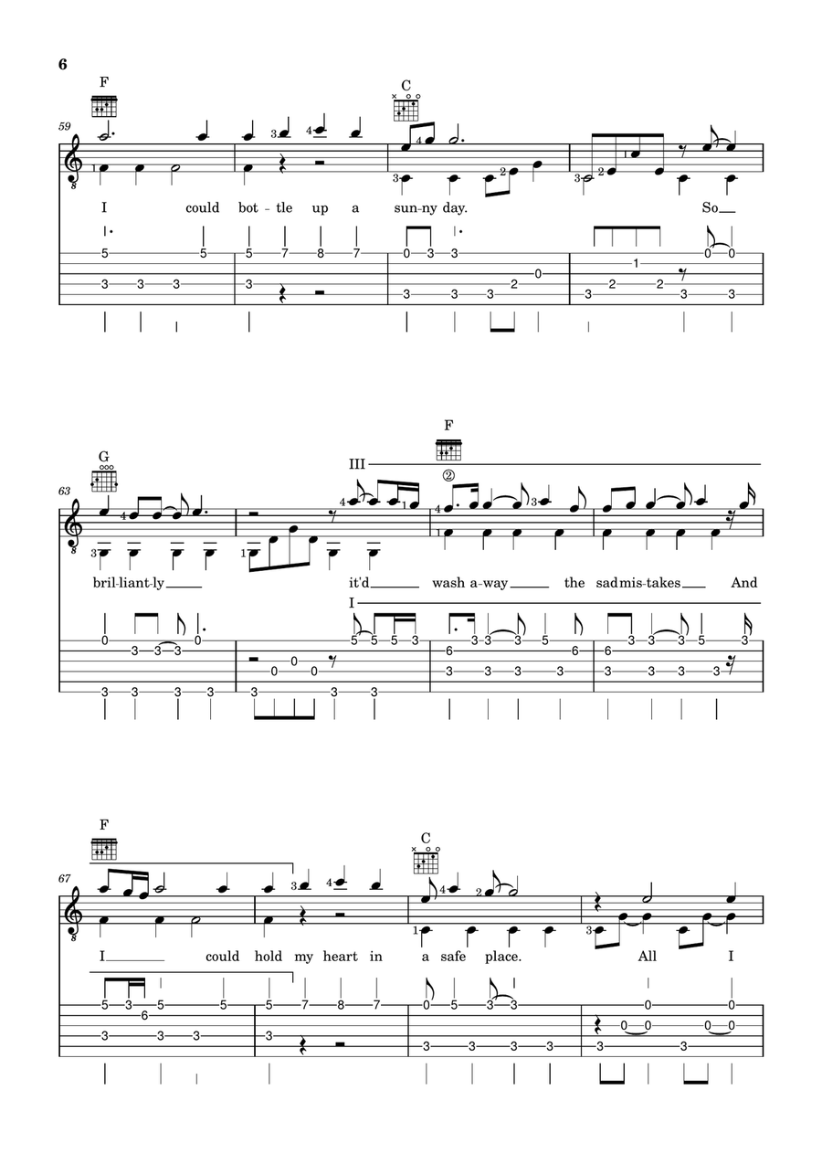 Happy Mistake Happy Mistake Acoustic Guitar scores gallery preview page 6