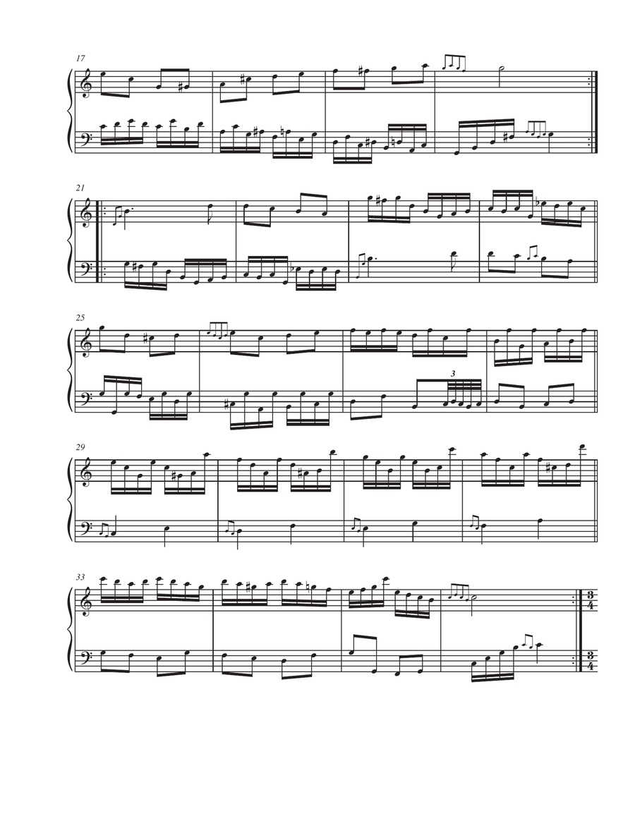 Czerny Op 335 #s 12, 15, 16, 18, 19, 20, 21, 23, 25, 28, 29, 30,16 Arrangements for Ballet Class Piano Solo scores gallery preview page 2