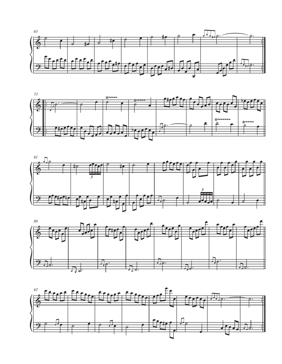 Czerny Op 335 #s 12, 15, 16, 18, 19, 20, 21, 23, 25, 28, 29, 30,16 Arrangements for Ballet Class Piano Solo scores gallery preview page 4