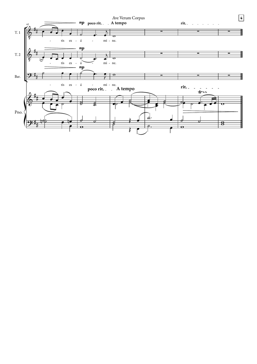 Ave Verum Corpus TTB scores gallery preview page 4
