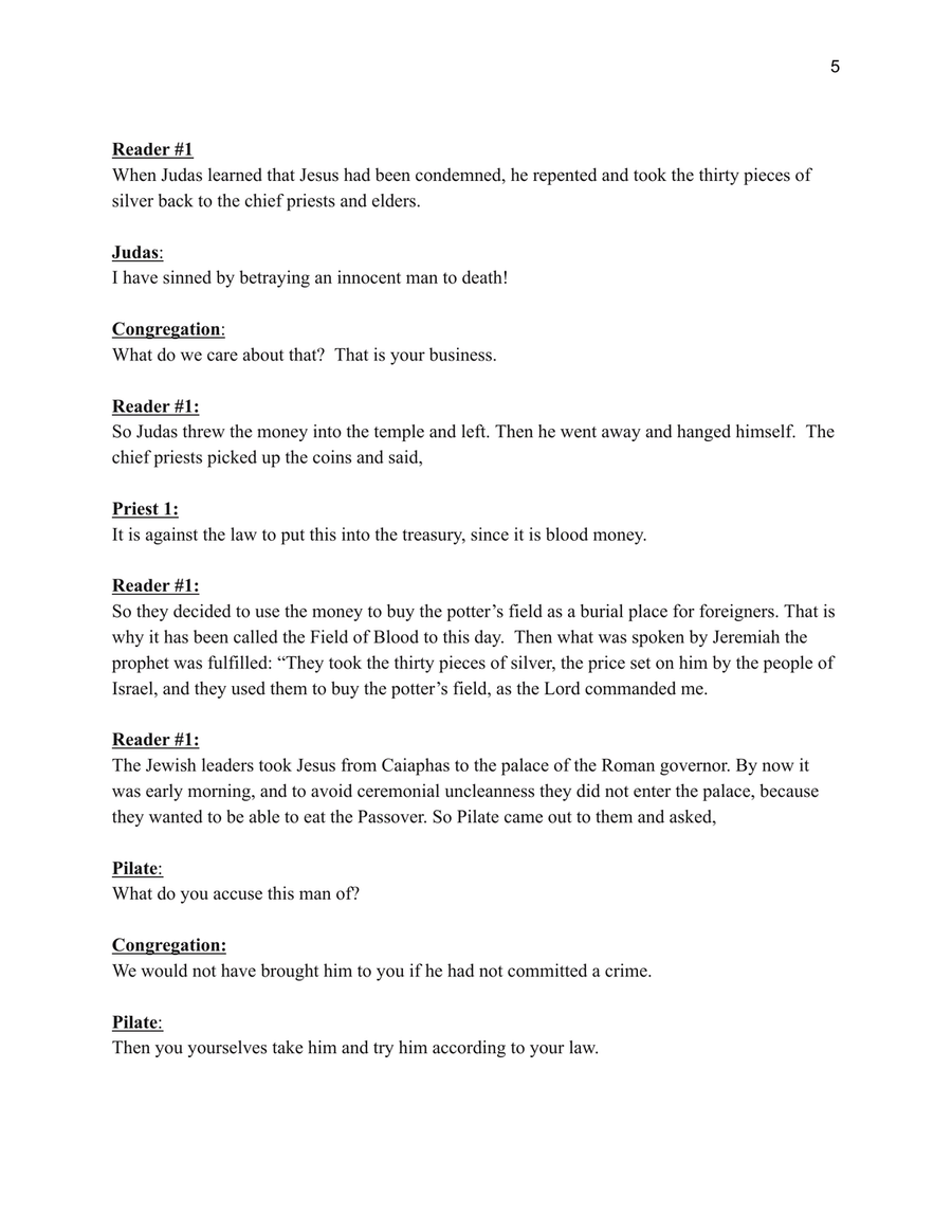 Jesus Paid It All (Tenebrae Service) (2-part choir version) 2-Part scores gallery preview page 5