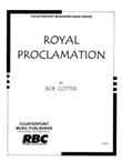 Royal Proclamation (Score)