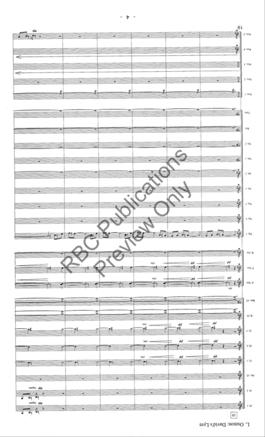 Davids Lyre (Score) Davids Lyre (Score) Concert Band scores gallery preview page 7