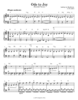 Beethoven's Ode to Joy - extended easy version