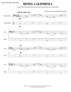 Hotel California Guitar Ensemble scores gallery preview page 3