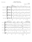 Dvorak Serenade, Opus 22 - II - Minuet - Tempo di Valse (for Clarinet Quintet)
