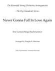 Never Gonna Fall In Love Again