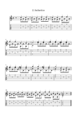 Matteo Carcassi Andantino C dur with TABS