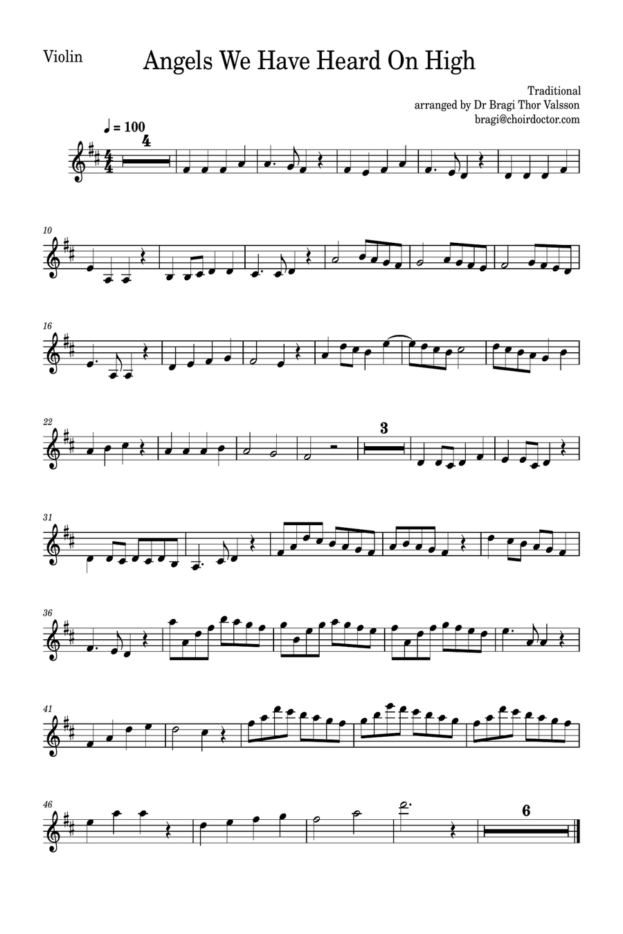 Angels We Have Heard on High - Violin and Viola with Piano accompaniment String Duet scores gallery preview page 6