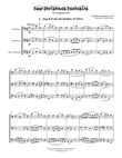 Four Christmas Carol Fantasies for Trombone Trio
