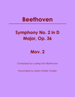 Beethoven Symphony No. 2 in D Major, Op. 36 Mov. 2