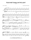 Teach Me To Walk in the Light (Piano Solo)