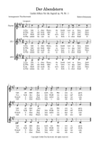 Der Abendstern (Choir SAA)
