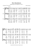 Der Abendstern (Choir TBB)