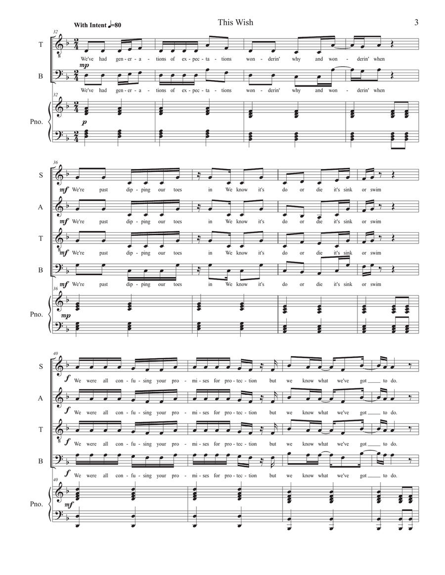 This Wish This Wish 4-Part scores gallery preview page 3
