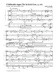 Celebratio super Ter in lyris Leo, Op. 29/II (Playing Score)