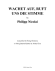 Wachet auf, ruft uns die Stimme