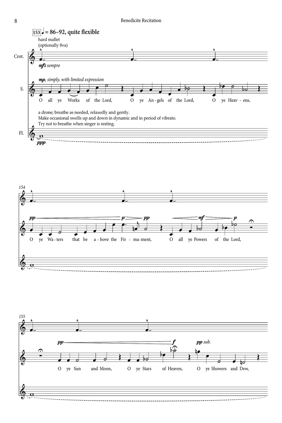 Benedicite Recitation Benedicite Recitation Soprano Voice scores gallery preview page 7
