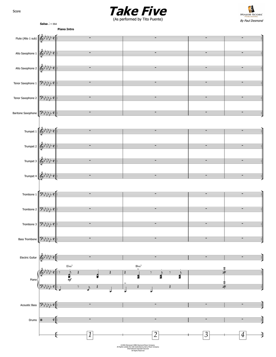 Take Five Jazz Ensemble scores gallery preview page 2