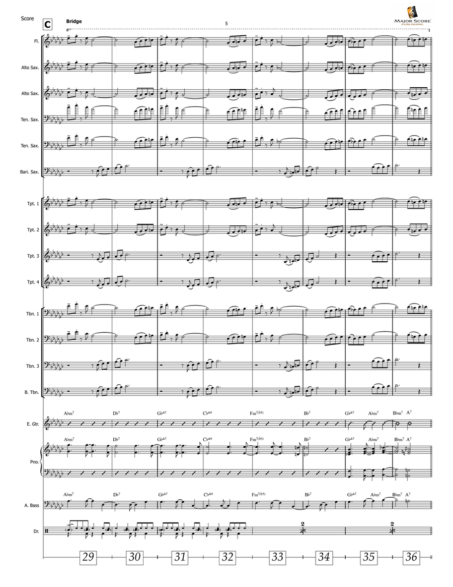 Take Five Jazz Ensemble scores gallery preview page 6