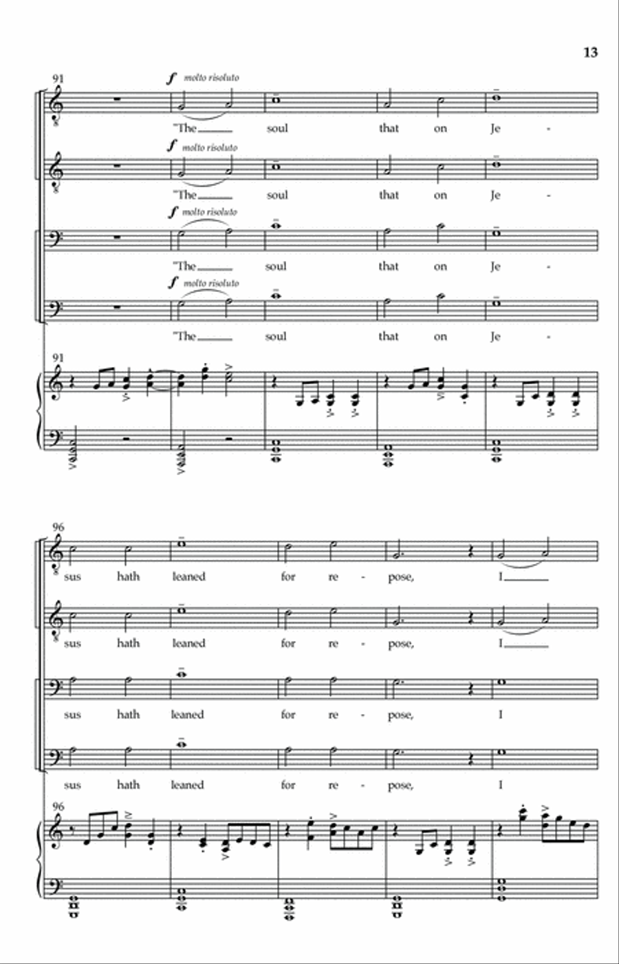 How Firm A Foundation How Firm A Foundation TTBB scores gallery preview page 11
