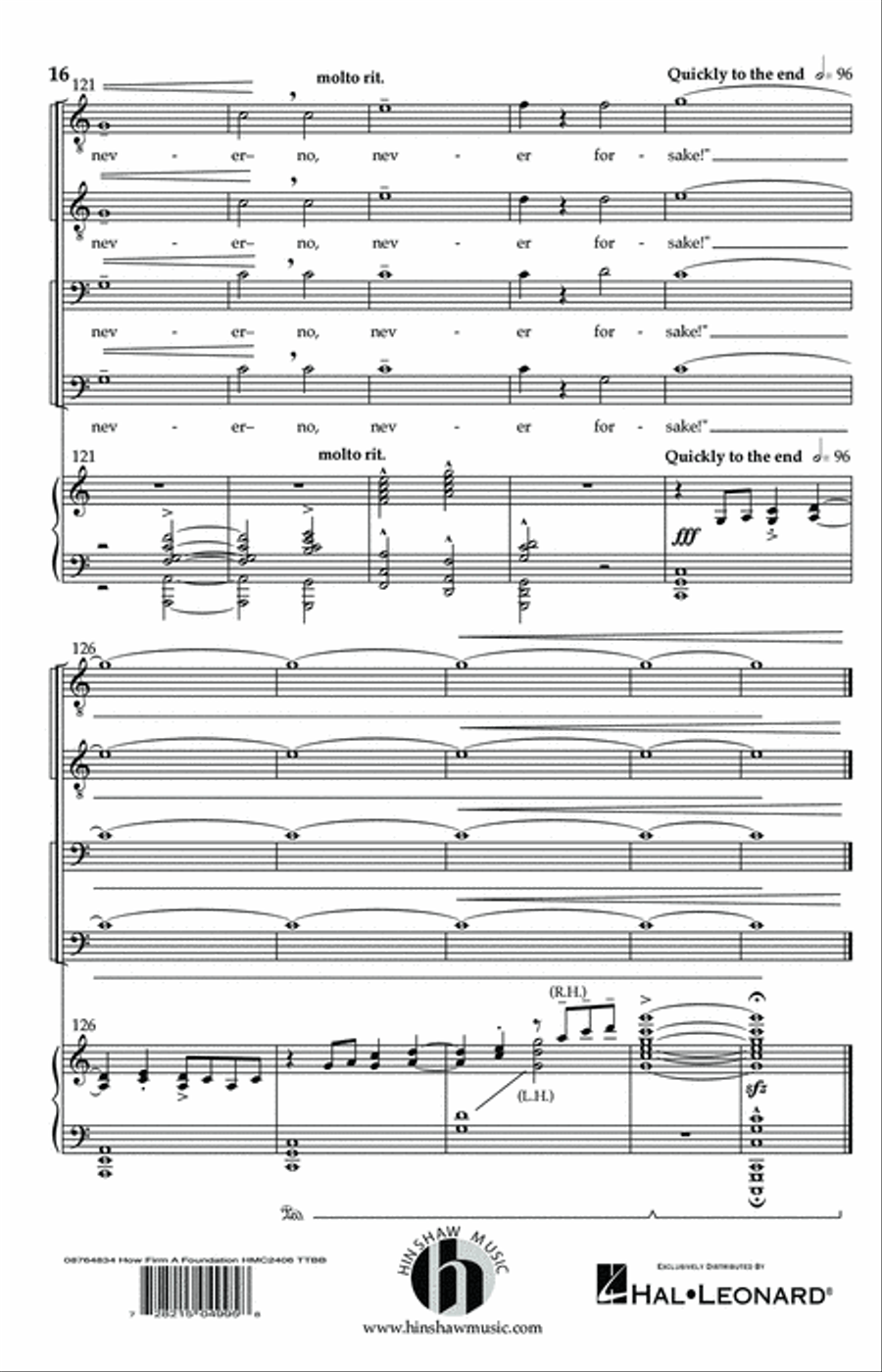 How Firm A Foundation How Firm A Foundation TTBB scores gallery preview page 14