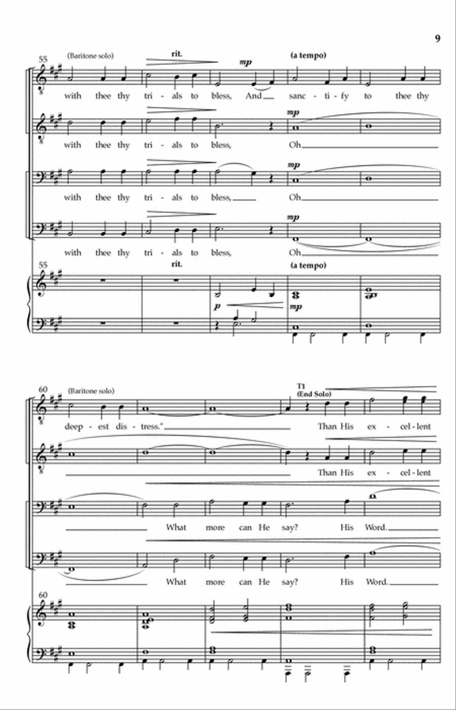 How Firm A Foundation How Firm A Foundation TTBB scores gallery preview page 7