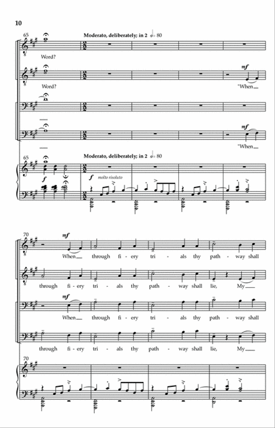 How Firm A Foundation How Firm A Foundation TTBB scores gallery preview page 8