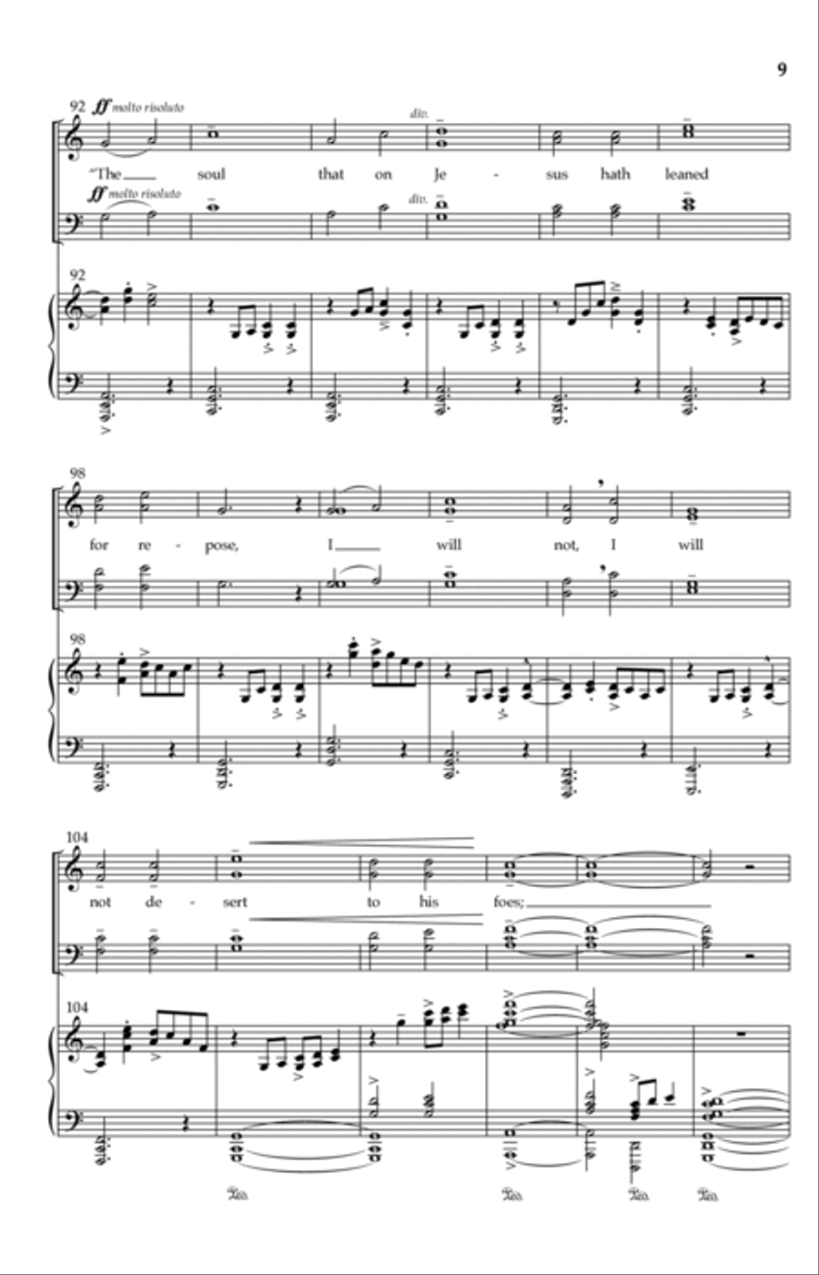 How Firm A Foundation How Firm A Foundation 4-Part scores gallery preview page 7