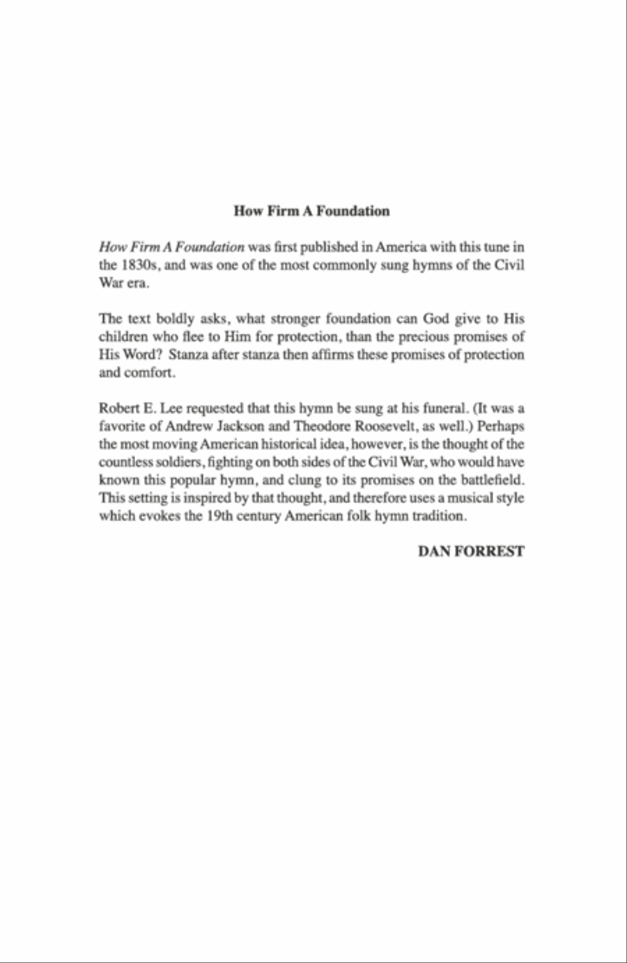 How Firm A Foundation How Firm A Foundation 4-Part scores gallery preview page 9