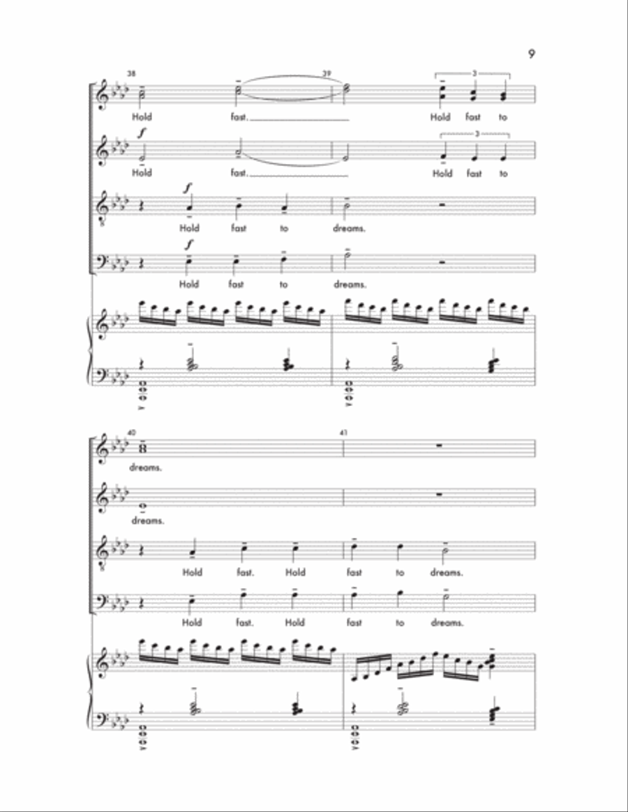 Hold Fast to Dreams Hold Fast to Dreams 4-Part scores gallery preview page 7