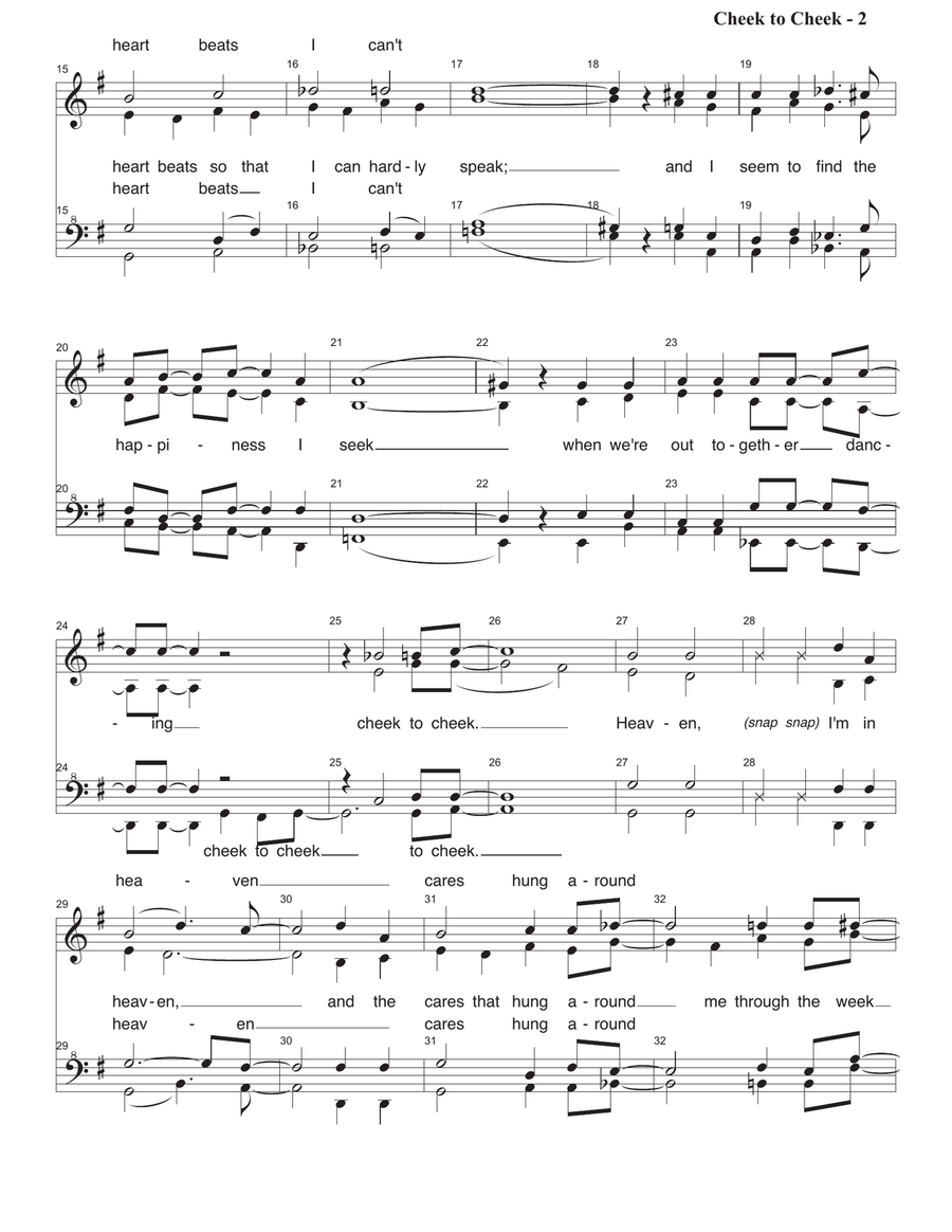 Cheek To Cheek Cheek To Cheek SSAA scores gallery preview page 2