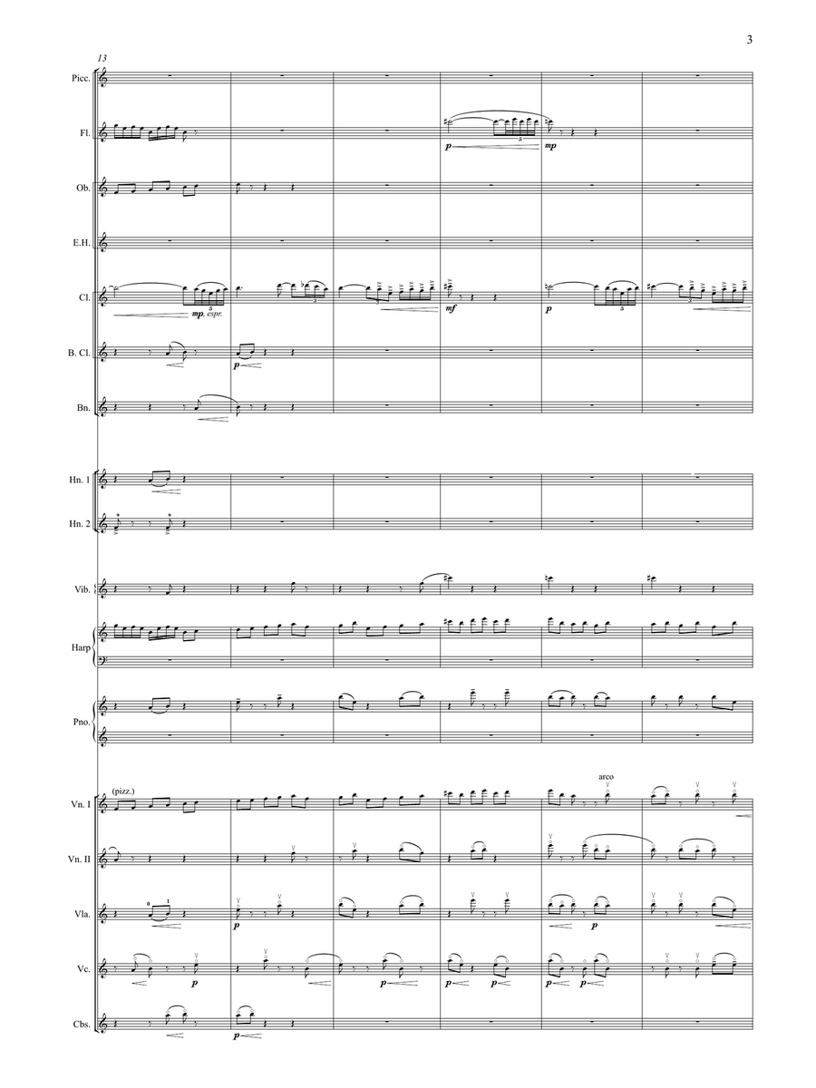 Fog (for orchestra) - Study Score String Orchestra scores gallery preview page 3