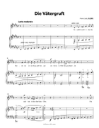 Die Vatergruft, by Liszt, S.281, in g sharp minor Piano, Vocal scores gallery preview page 3