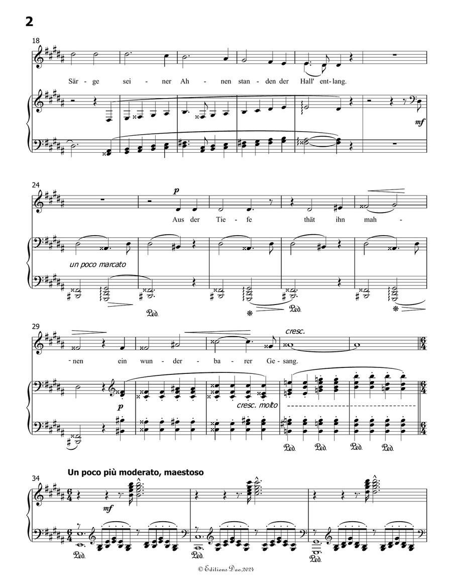 Die Vatergruft, by Liszt, S.281, in g sharp minor by Franz Liszt Piano, Vocal - Digital Sheet Music page 4