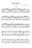 Piano Sonata in G major, no. 5 Hob XVI/11