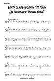 Santa Claus Is Comin' To Town (ver. Michael Buble)- Upright Bass