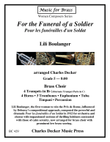 For the Funeral of a Soldier for Brass Choir