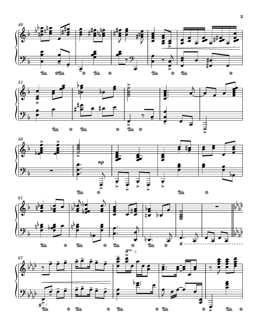 Orchids In The Moonlight Piano Solo scores gallery preview page 3