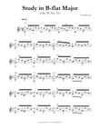 Study in B-flat Major (Op. 29, No. 13)