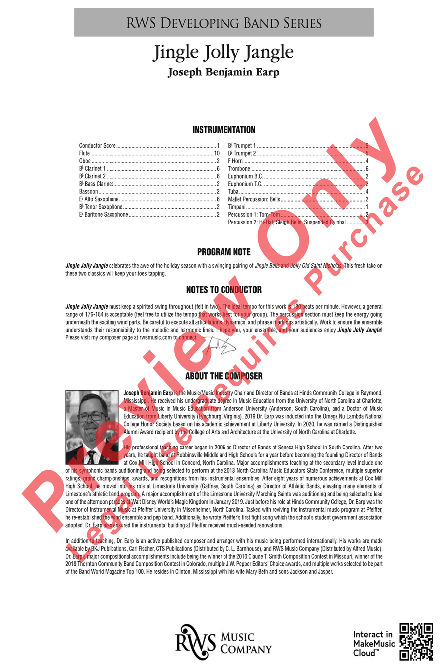 Jingle Jolly Jangle Jingle Jolly Jangle Concert Band scores gallery preview page 3
